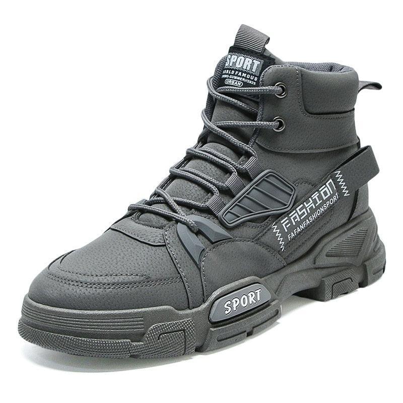 Bota Masculina Militar Couro Titanium