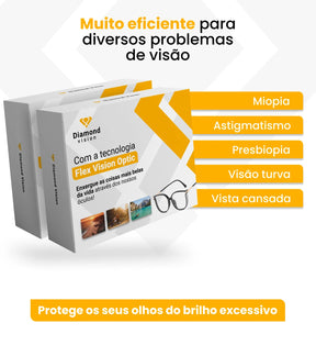 Compre 1 Leve 2 | Óculos Multifocal Diamond 2.0 (Se Adapta Ao Seu Grau!) + Brinde Exclusivo!