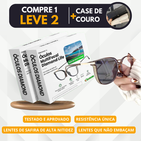 Compre 1 Leve 2 | Óculos Multifocal Diamond 2.0 (Se Adapta Ao Seu Grau!) + Brinde Exclusivo!