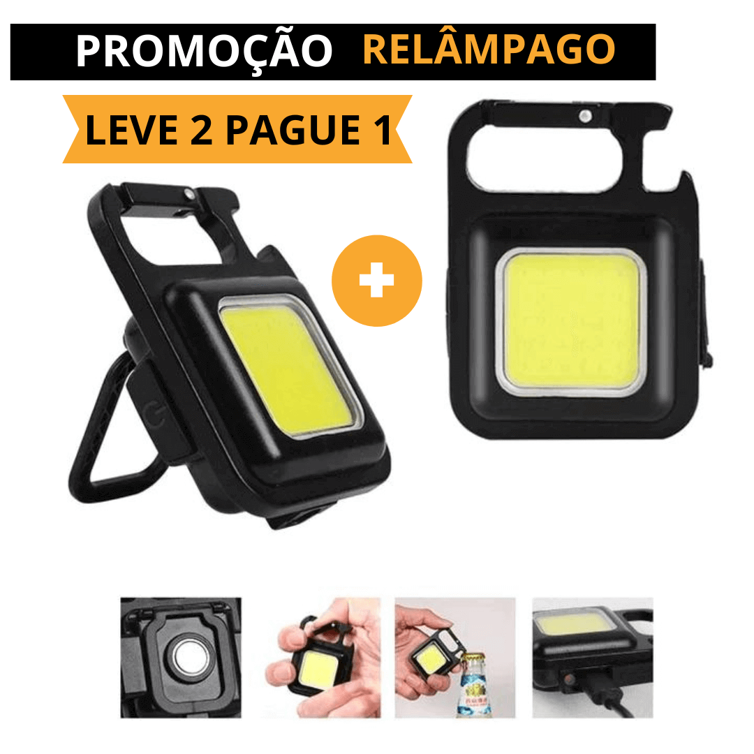 MiniLamp - Chaveiro LED Emergencial |COMPRE 1 E GANHE OUTRO DE BRINDE! - FREEDROP